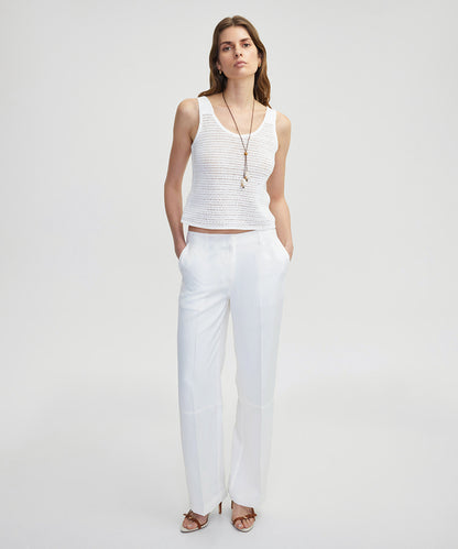 Straight-Leg Trousers