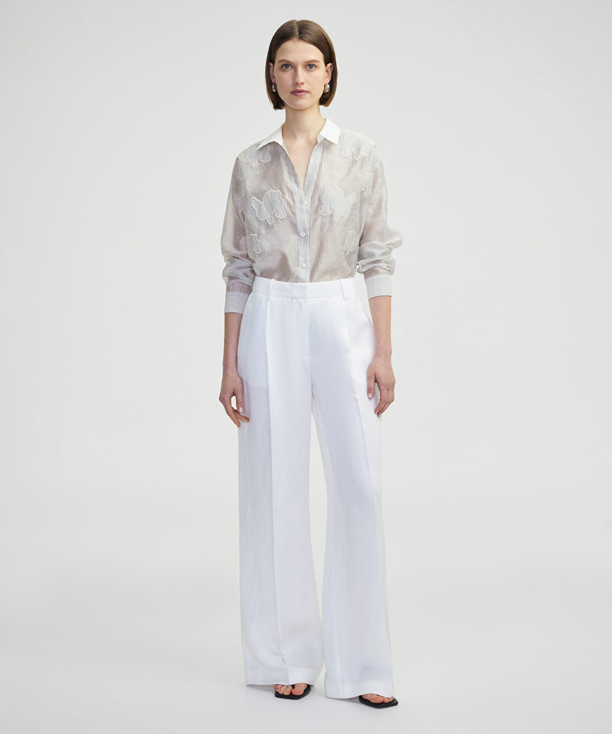 Zoomed Wide-Leg Trousers