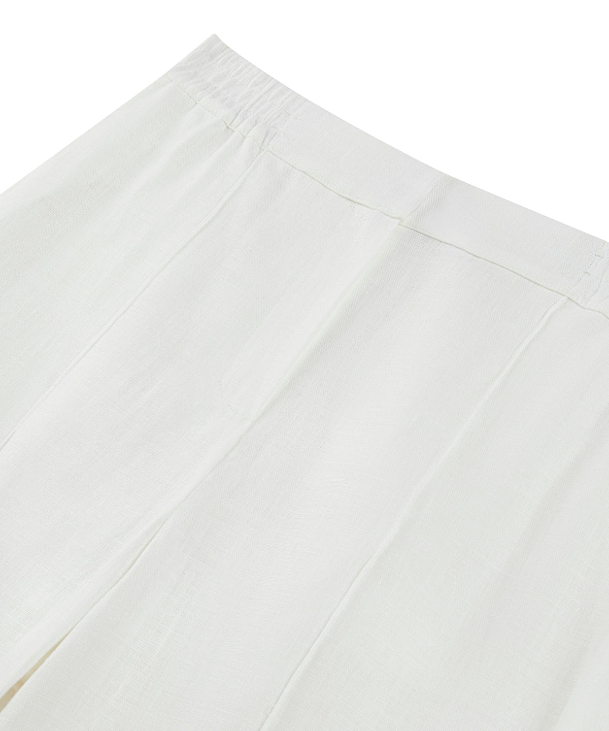 Zoomed Straight-Leg Linen Trousers