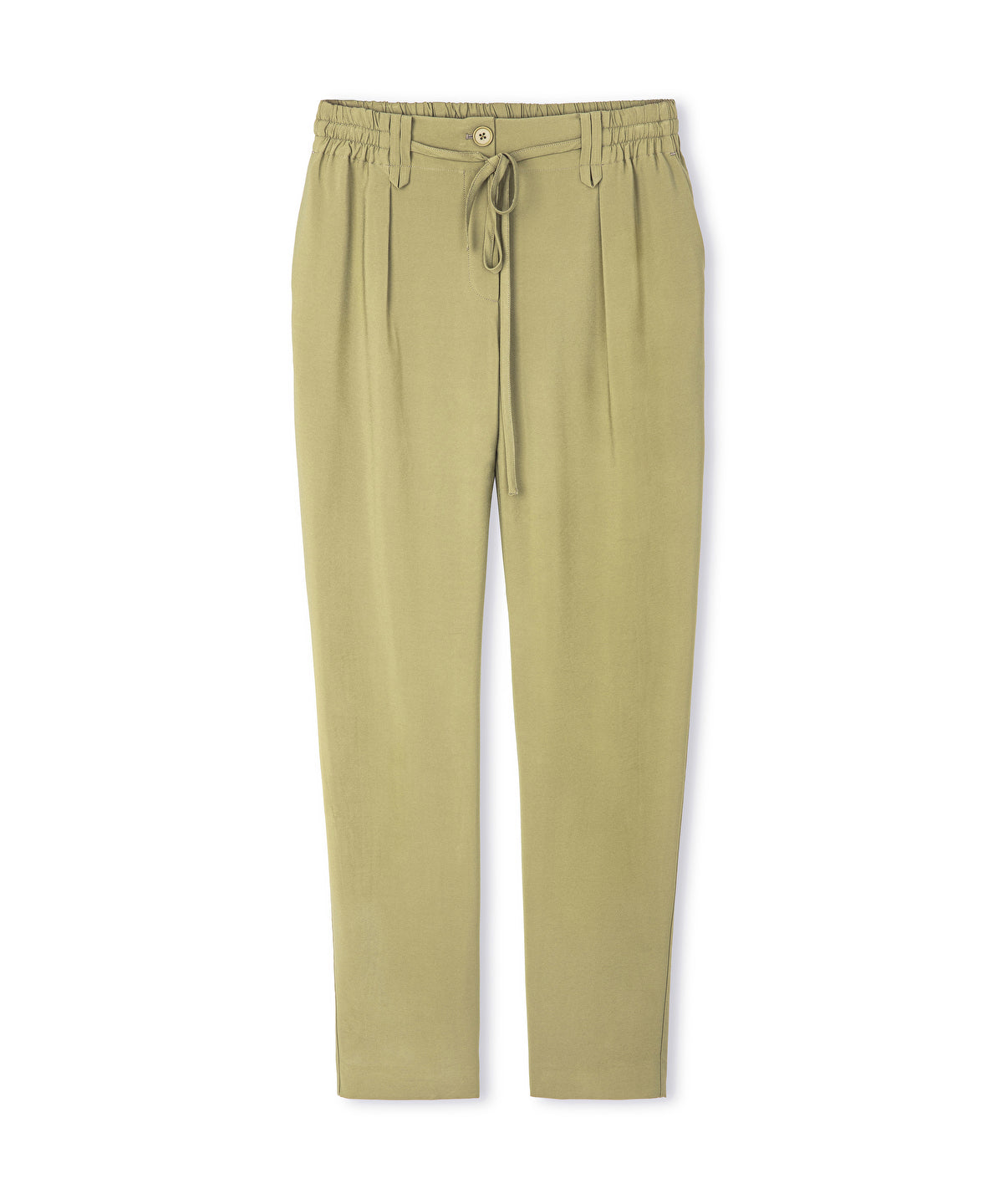 Zoomed Carrot Fit Trousers With Drawstring