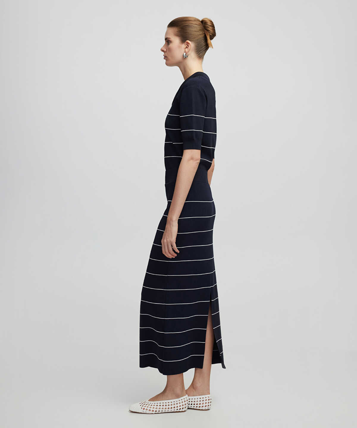 Striped Knit Skirt