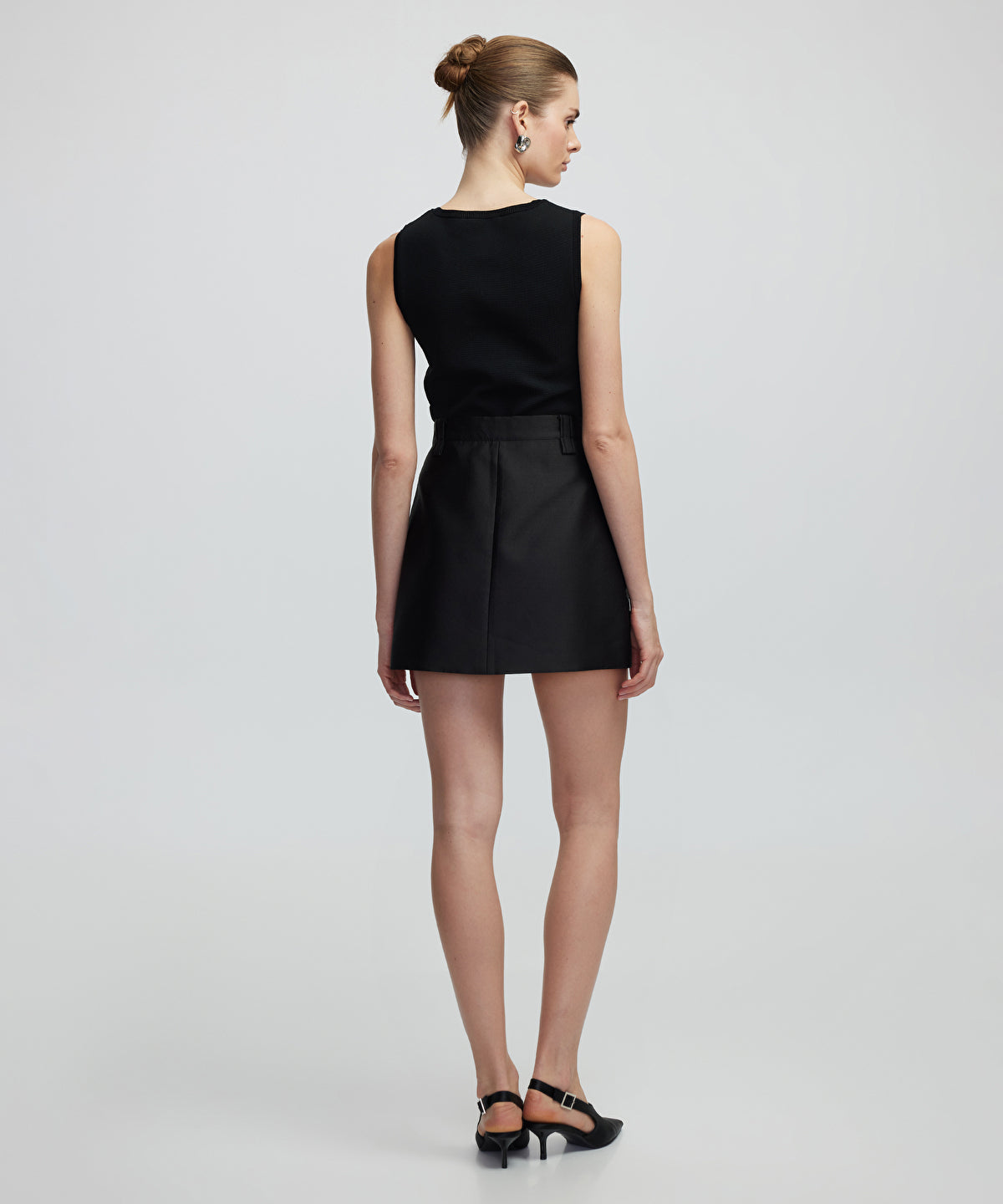 Zoomed Mini Skirt
