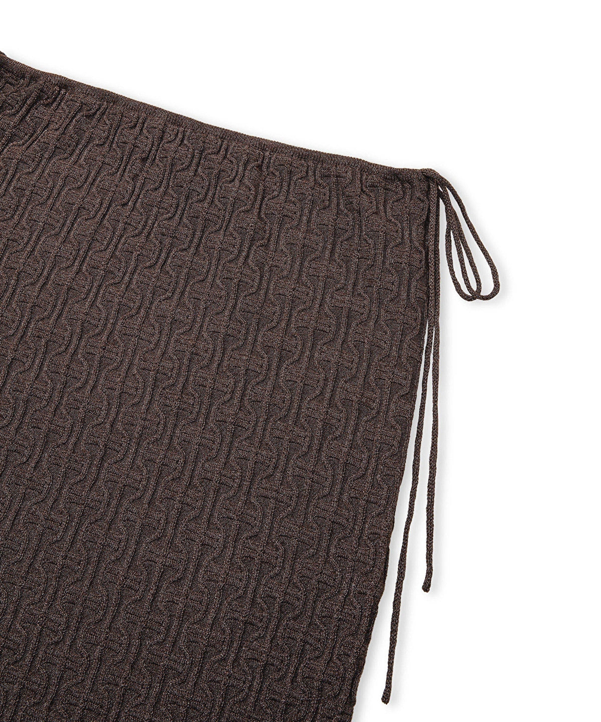 Zoomed Knit Skirt With Lurex Thread 