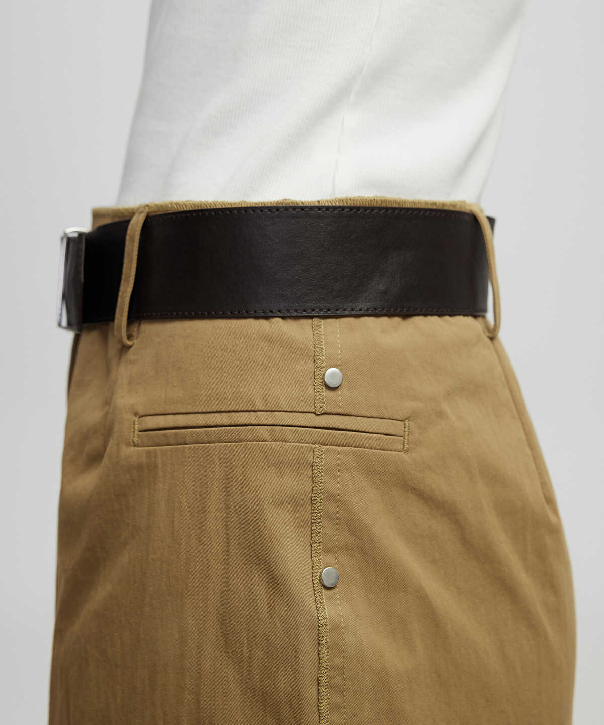 Rivet Embellished Skirt