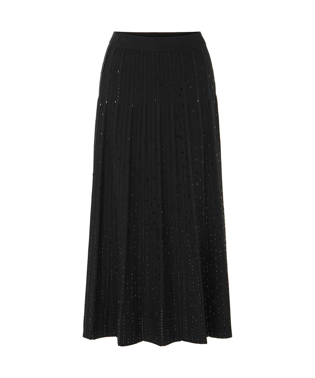 Knit Skirt With Rhinestones