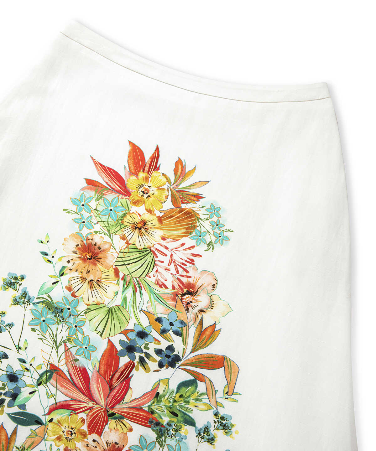 Floral Print Skirt