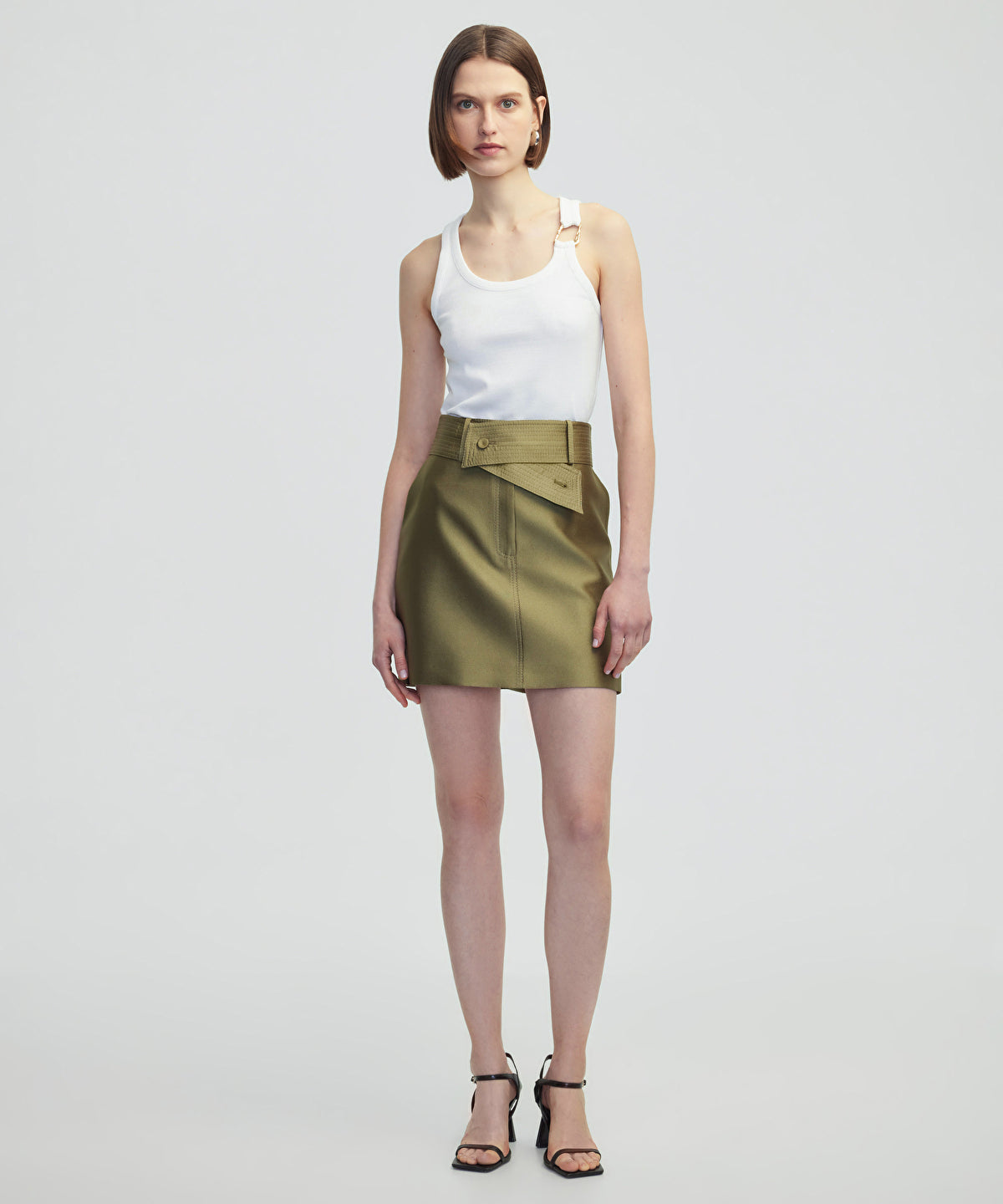 Asymmetric Mini Skirt