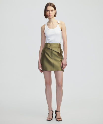 Asymmetric Mini Skirt