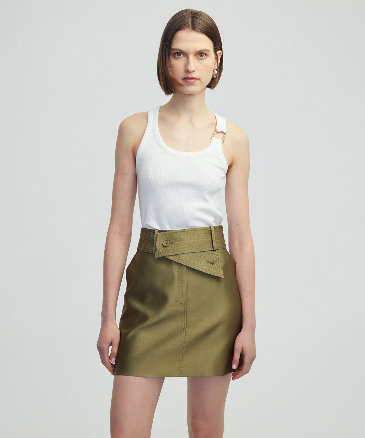 Asymmetric Mini Skirt
