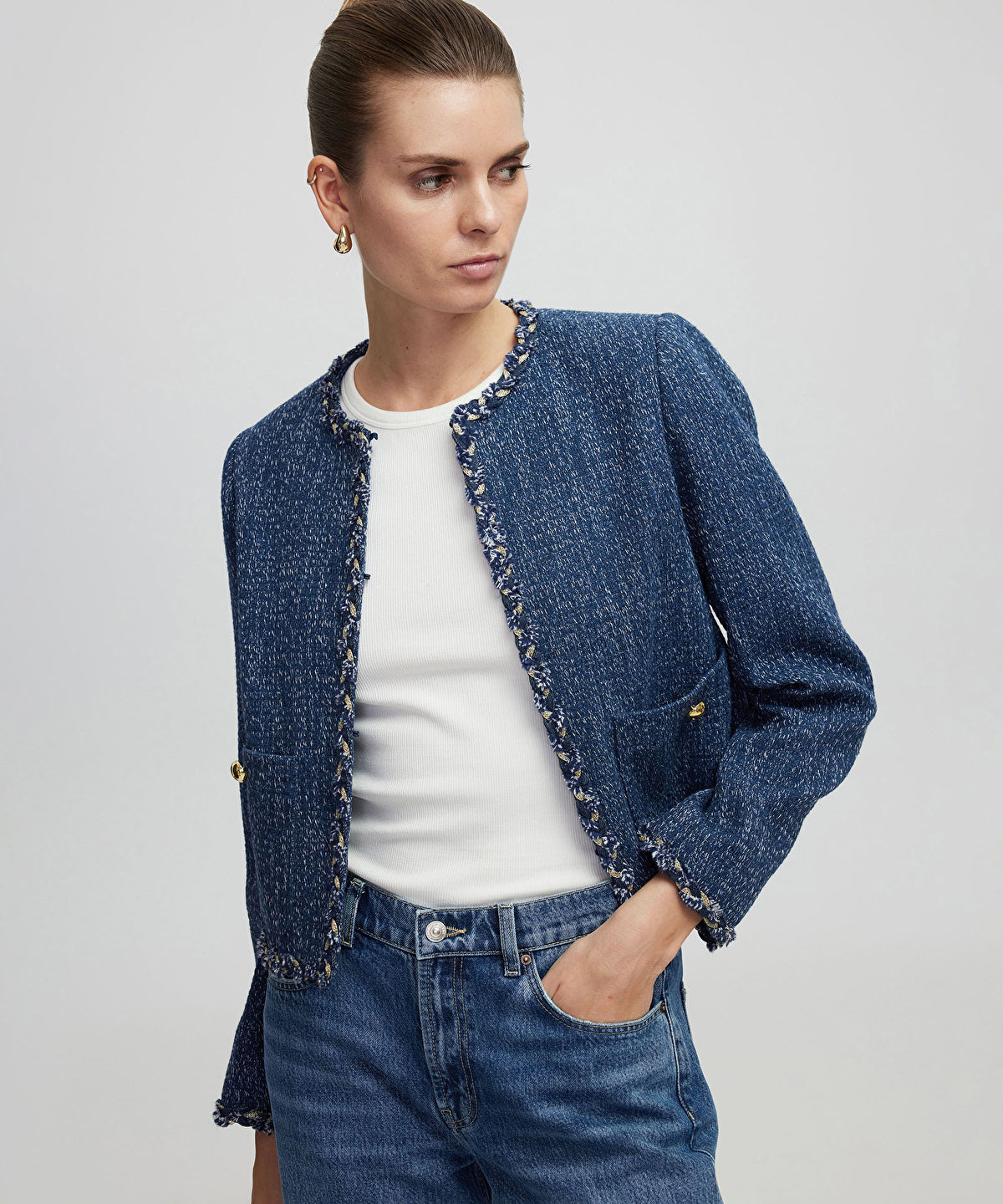Zoomed Appliqued Jacket