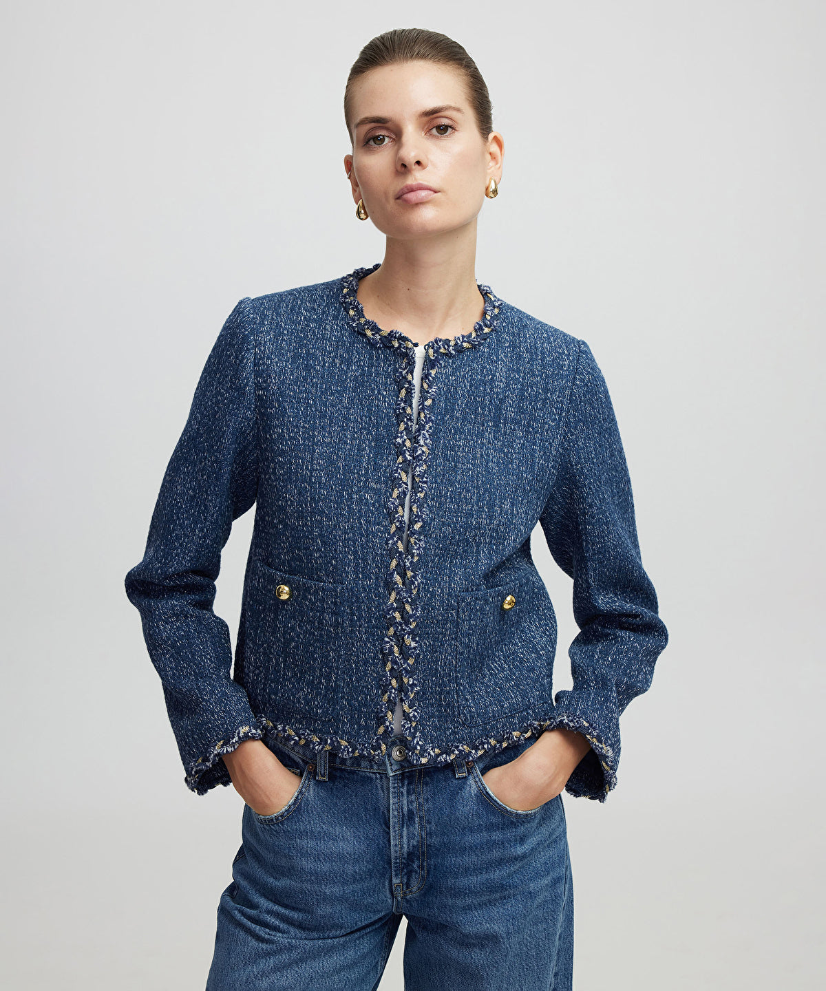 Zoomed Appliqued Jacket