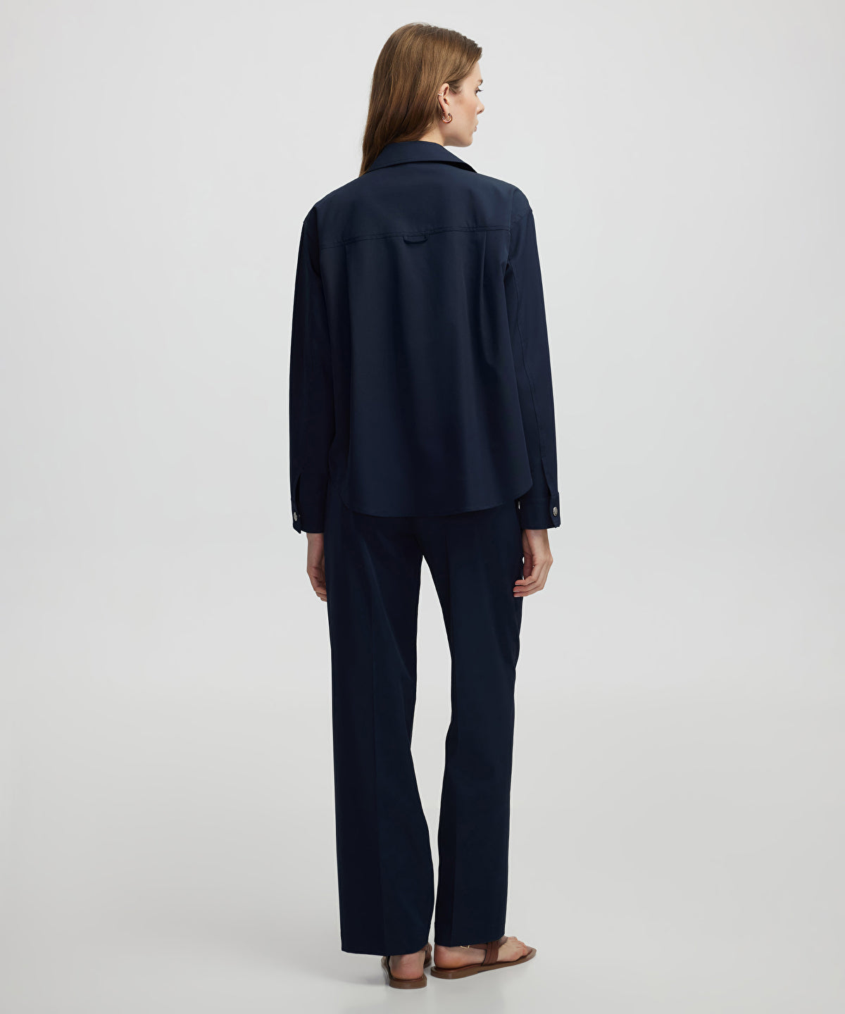 Jacket with snap buttons