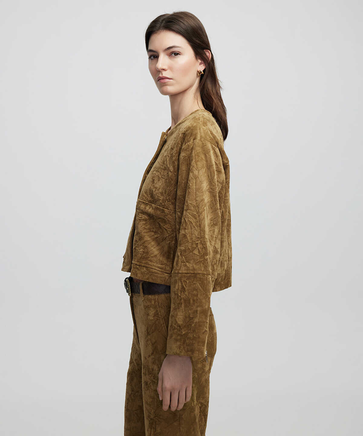 Faux Suede Jacket
