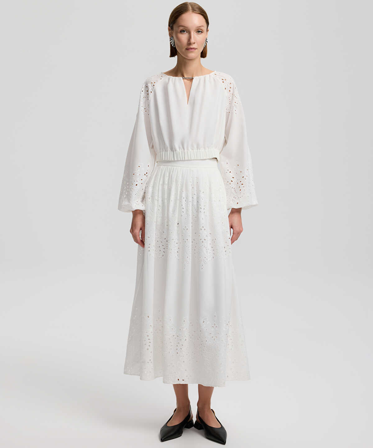 Broderie Anglaise Blouse