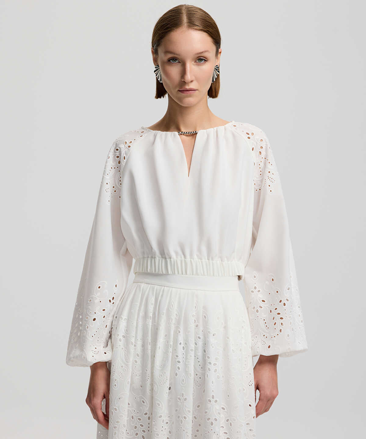 Broderie Anglaise Blouse