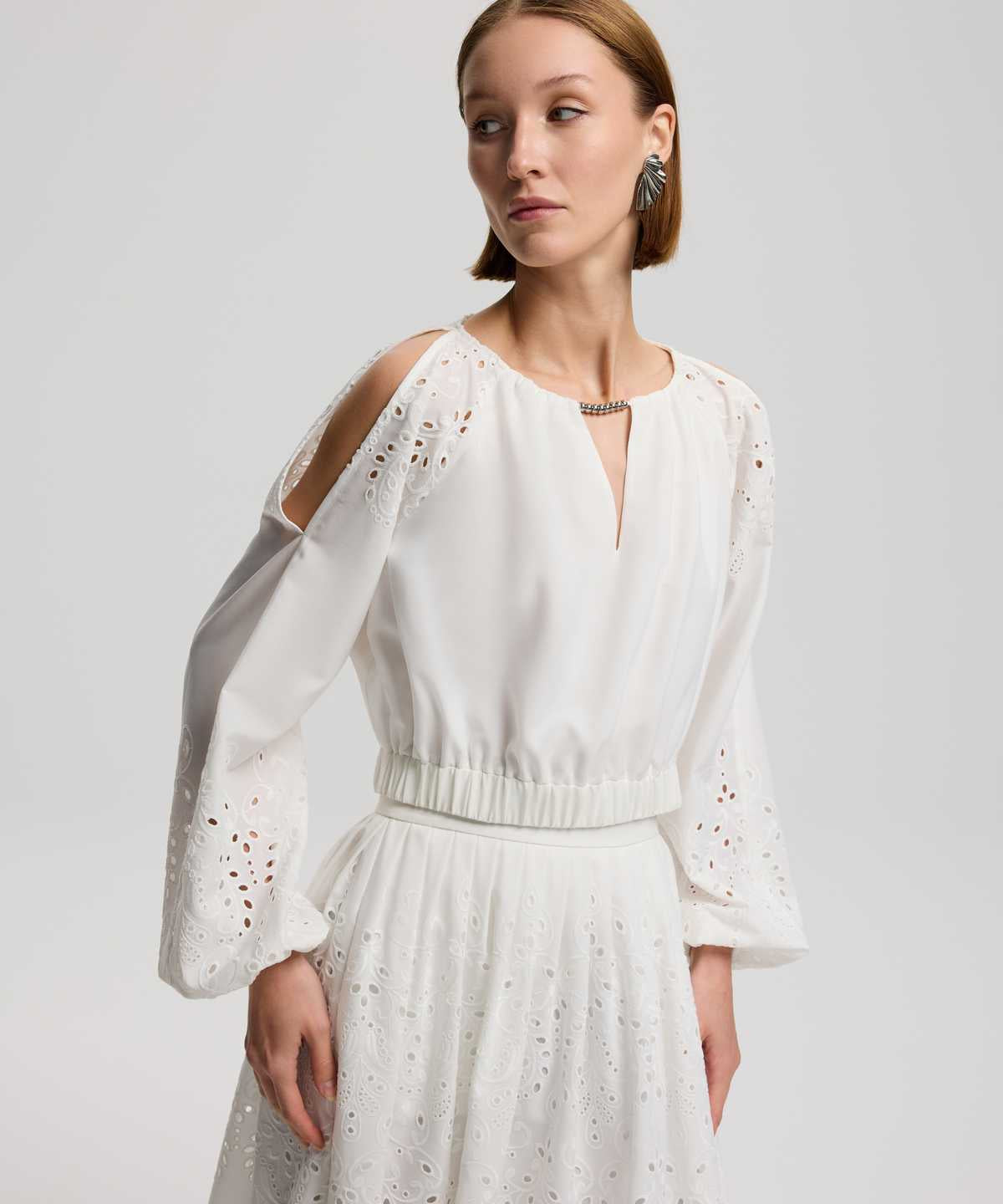 Broderie Anglaise Blouse