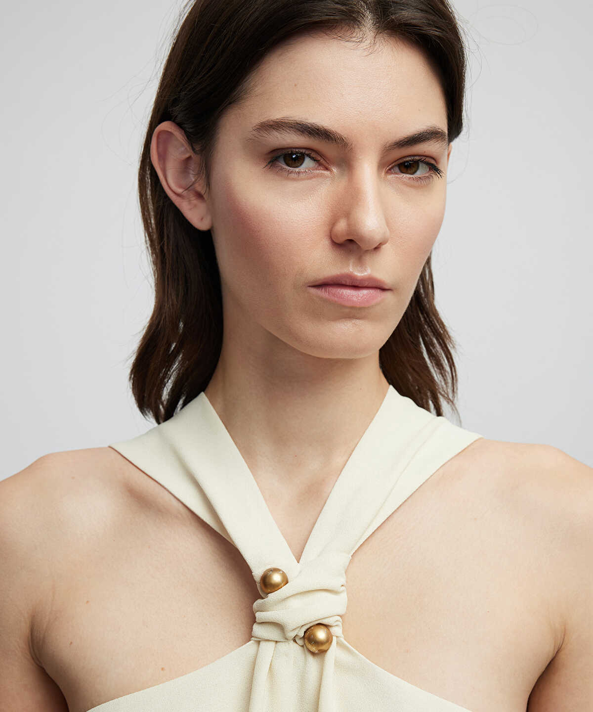 Blouse With Metal Accessories