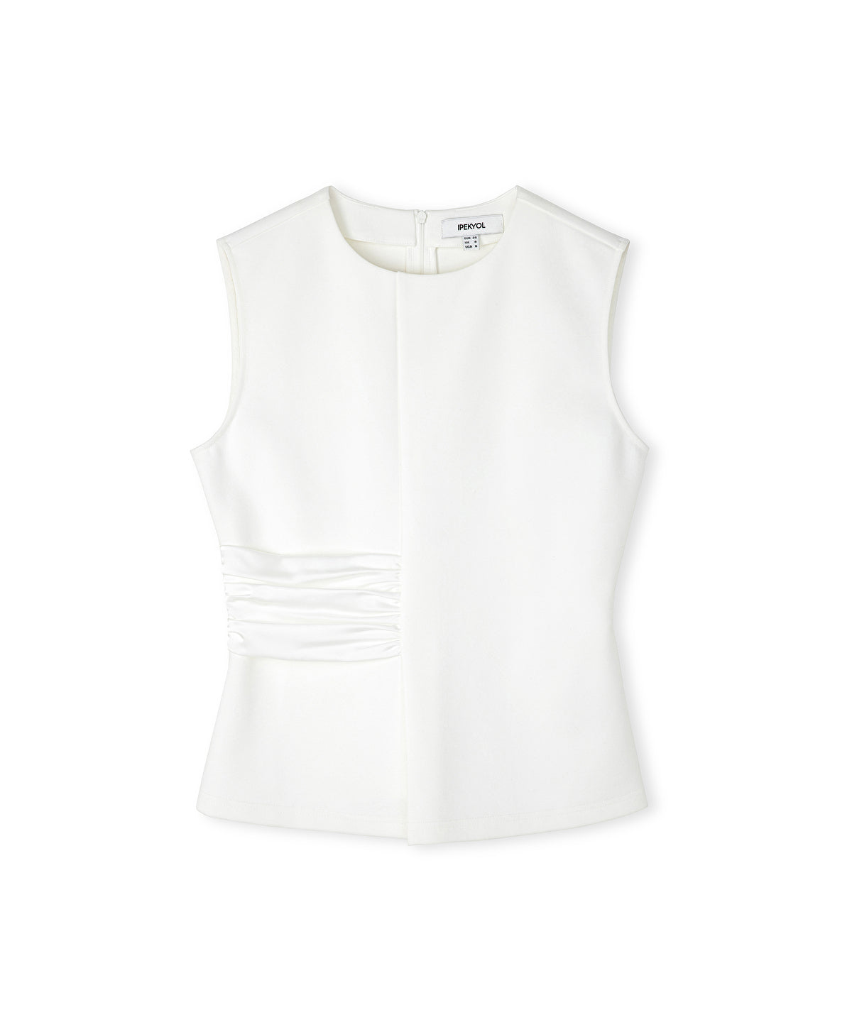 Zoomed Satin Trim Blouse