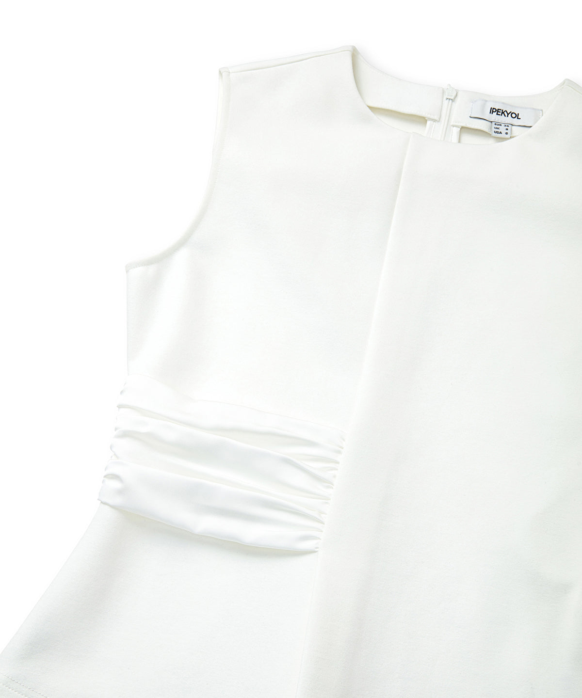 Zoomed Satin Trim Blouse