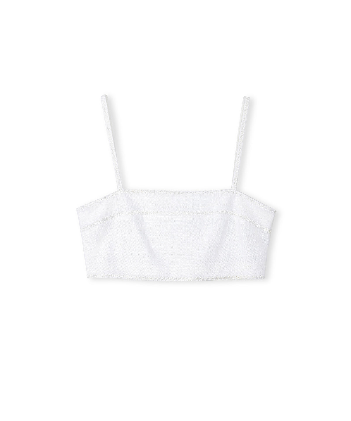 Embroidered Crop Top