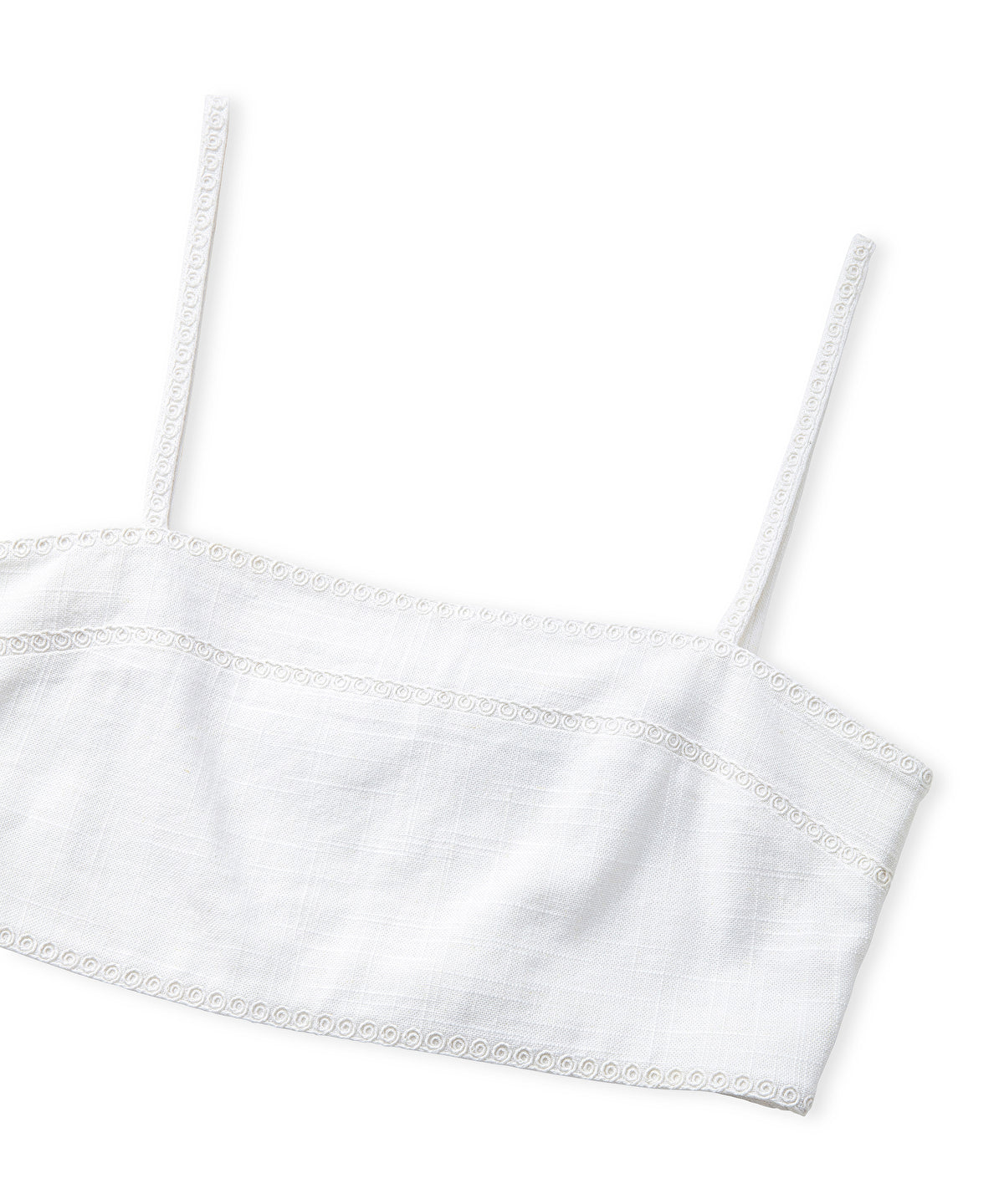 Embroidered Crop Top