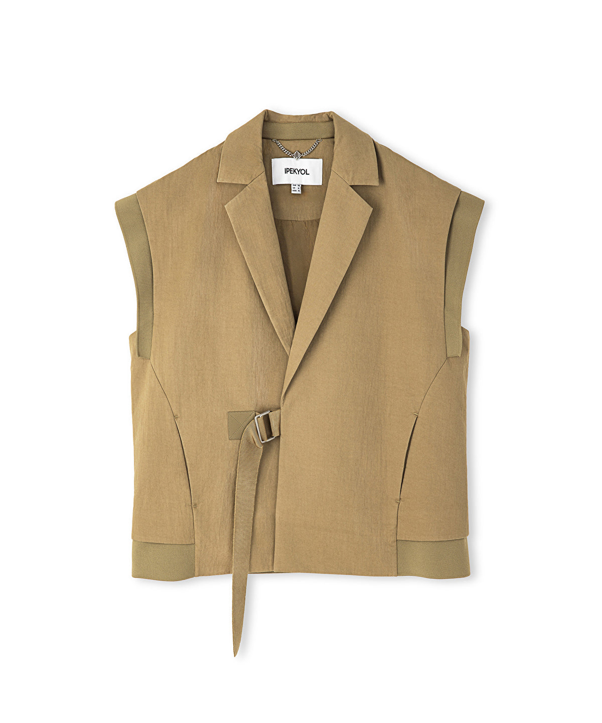 Zoomed Belted Vest