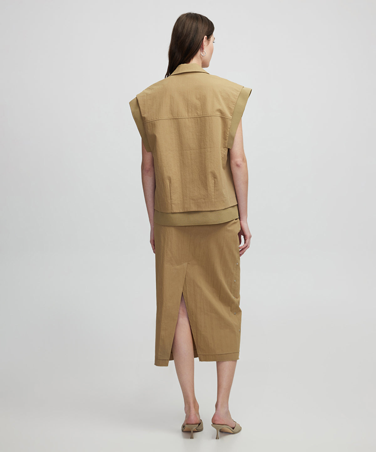 Zoomed Belted Vest