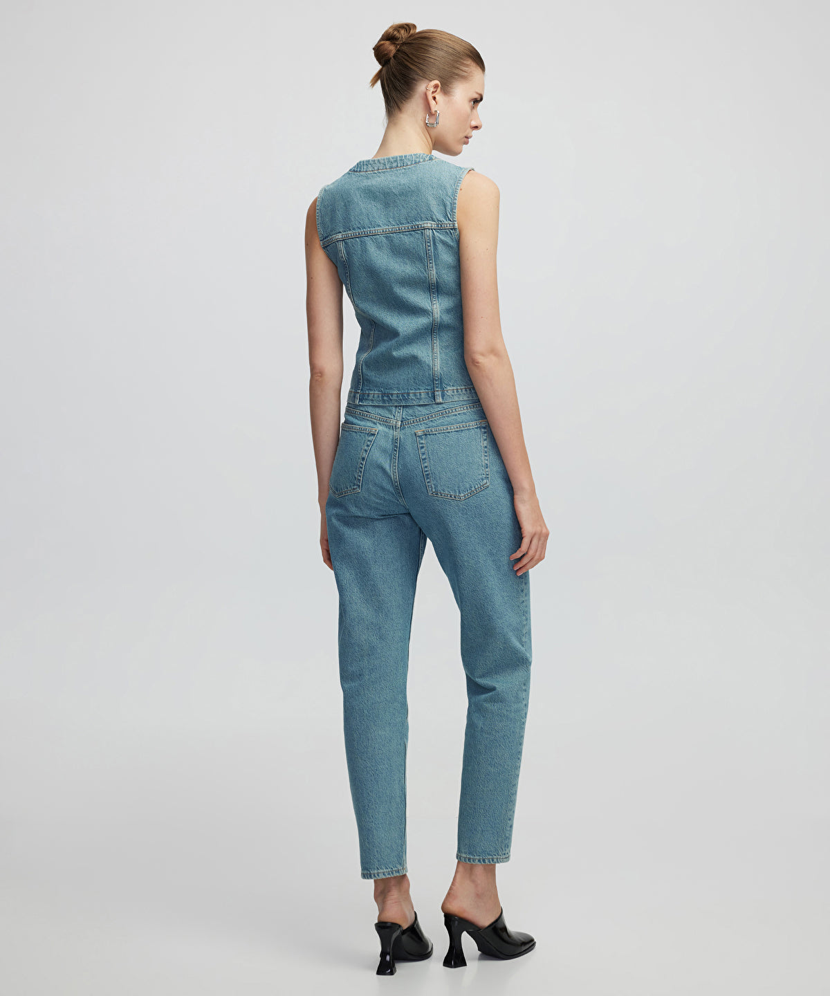 Zoomed Denim Vest