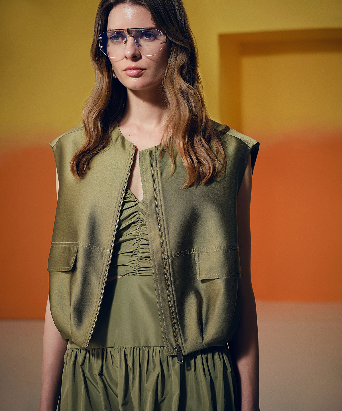 Zoomed Zip-Up Vest