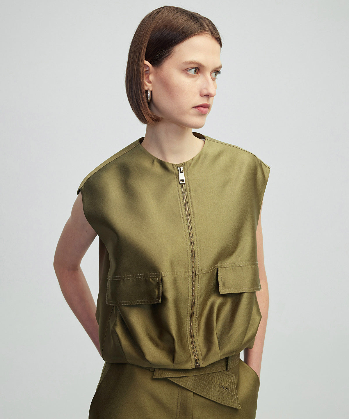 Zoomed Zip-Up Vest