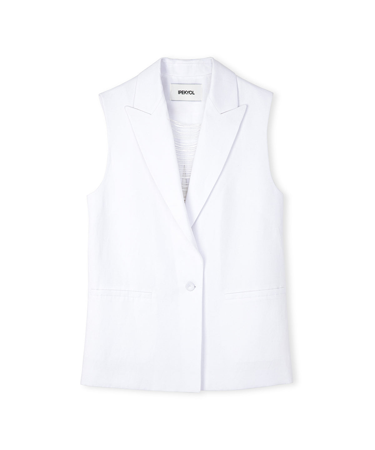 Zoomed Fringed Vest