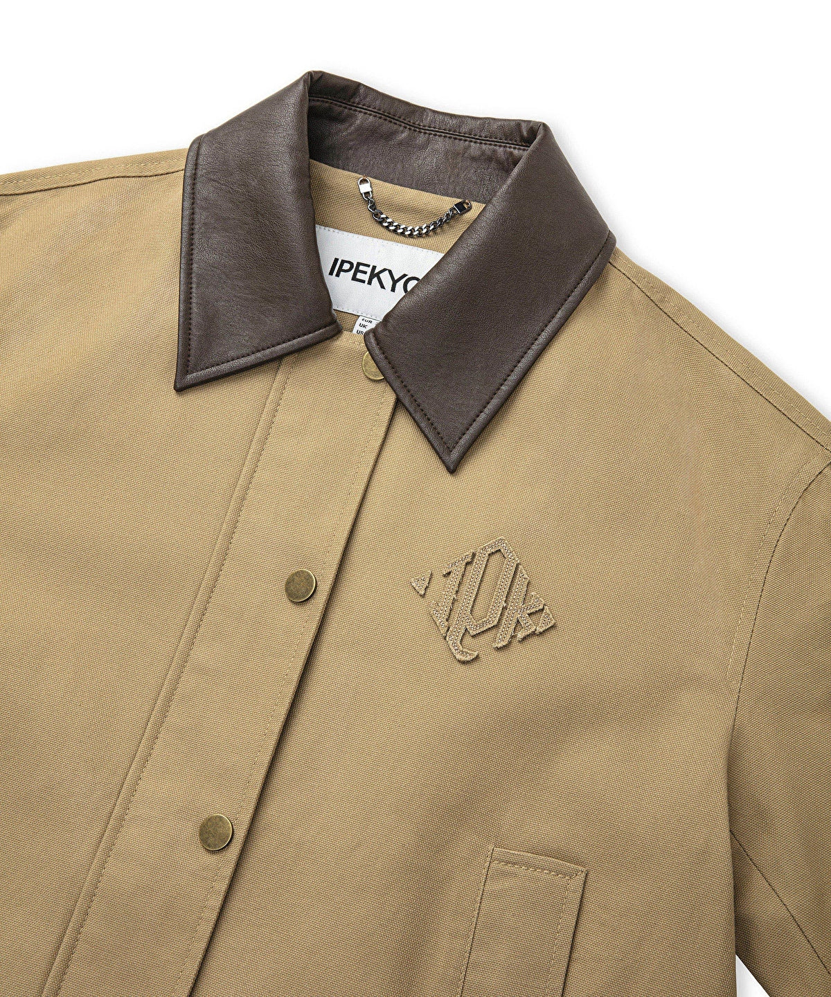 Zoomed Contrast Collar Coat