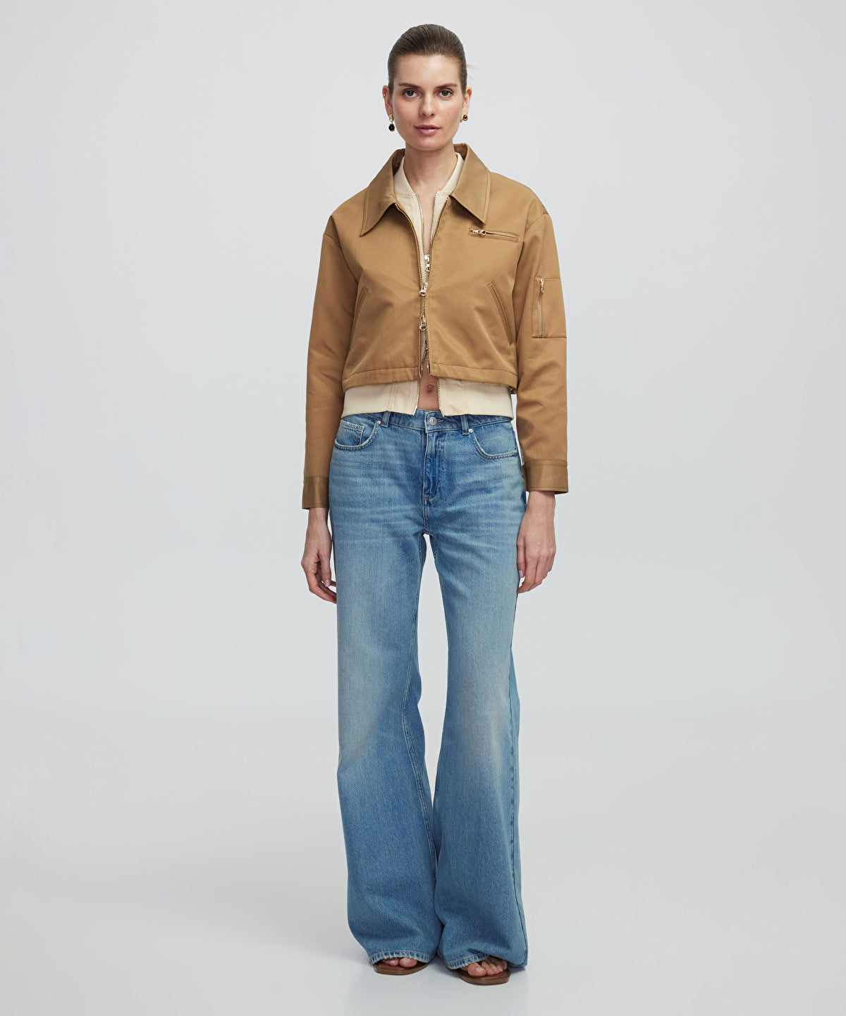 Zoomed Double Layer Coat