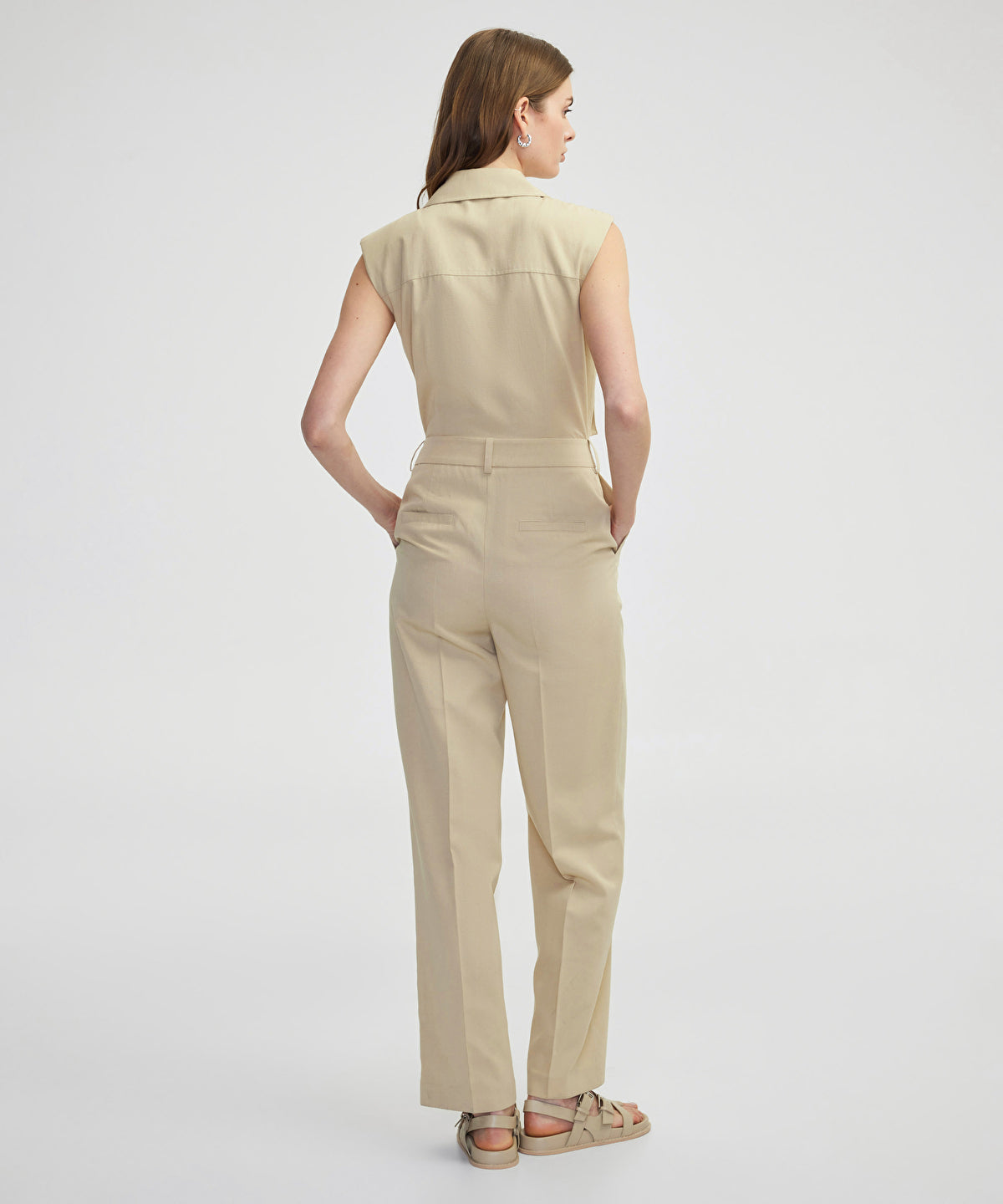 Zoomed Belted Jumpsuit