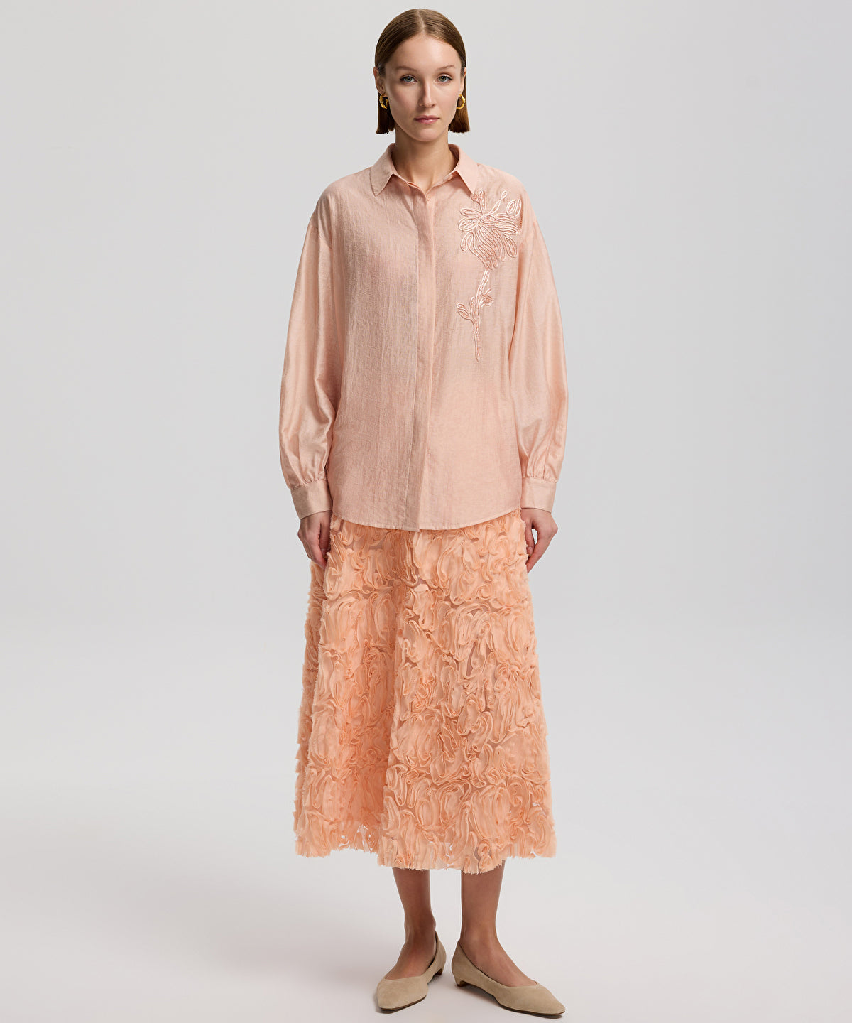 Zoomed Embroidered Shirt