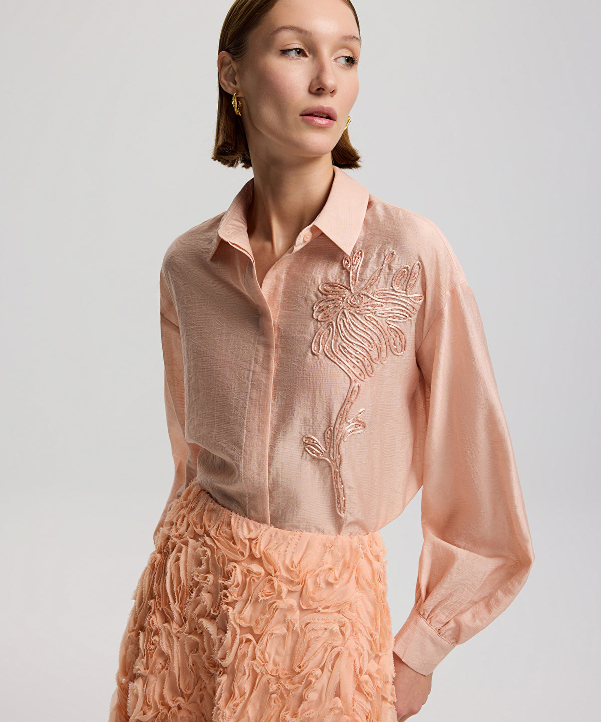 Zoomed Embroidered Shirt
