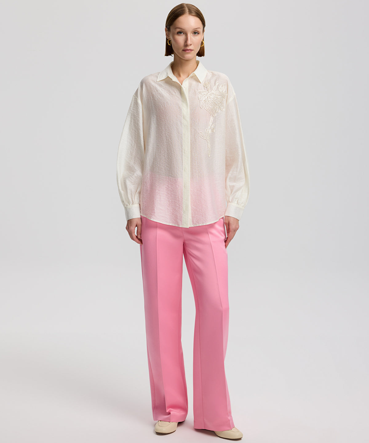 Zoomed Embroidered Shirt
