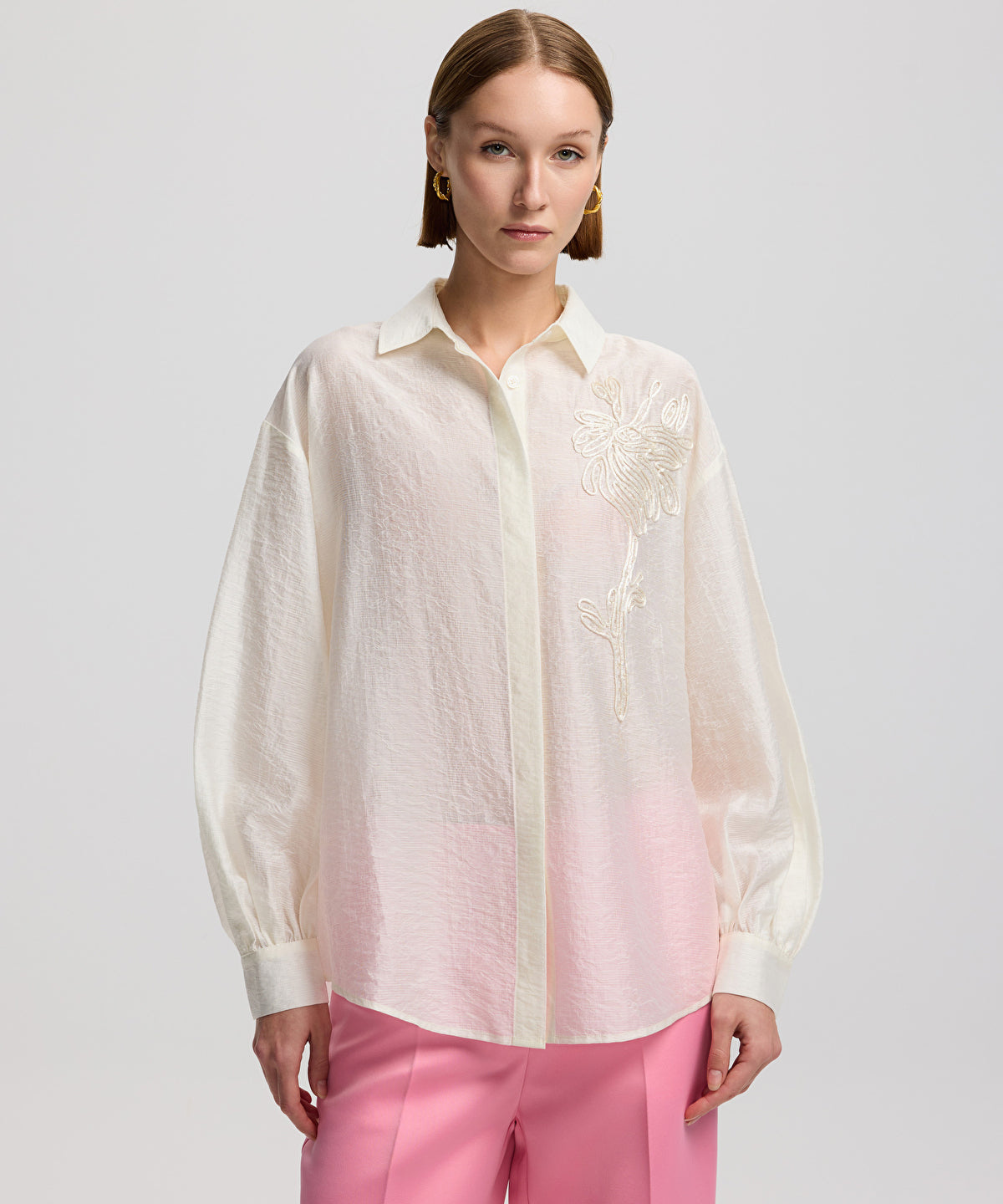 Zoomed Embroidered Shirt