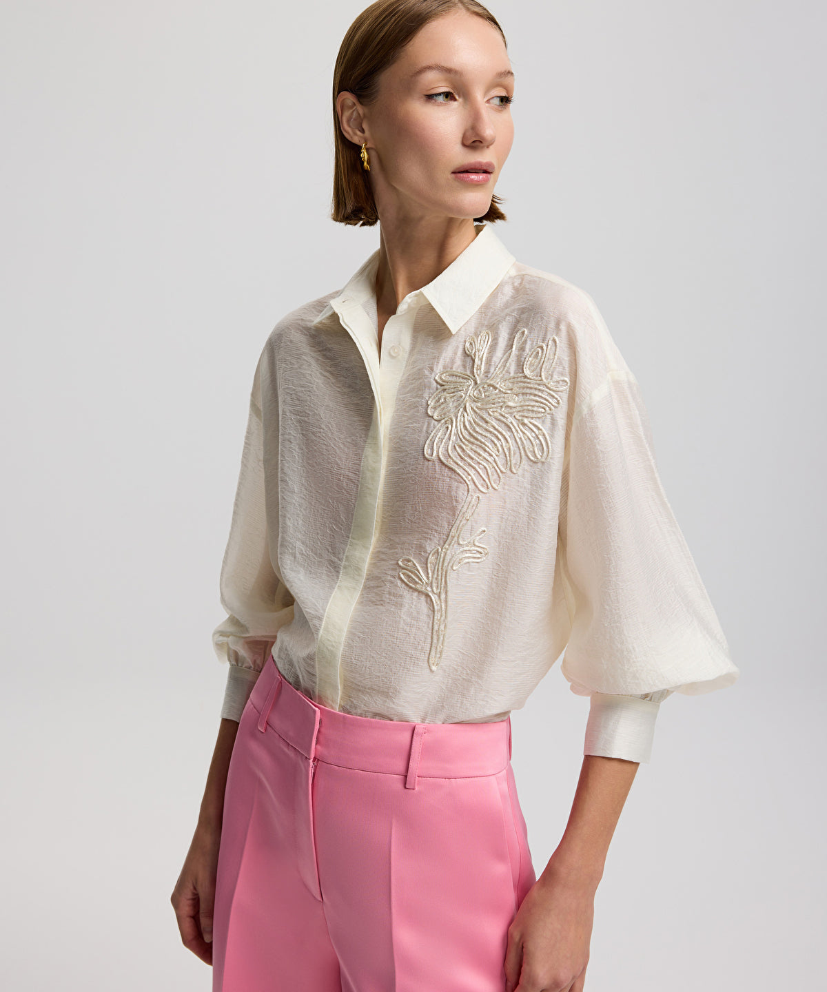 Zoomed Embroidered Shirt