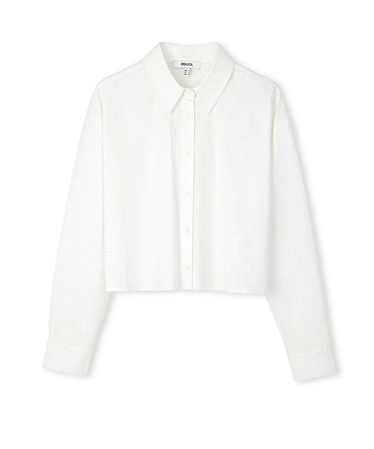 Rhinestone Poplin Shirt