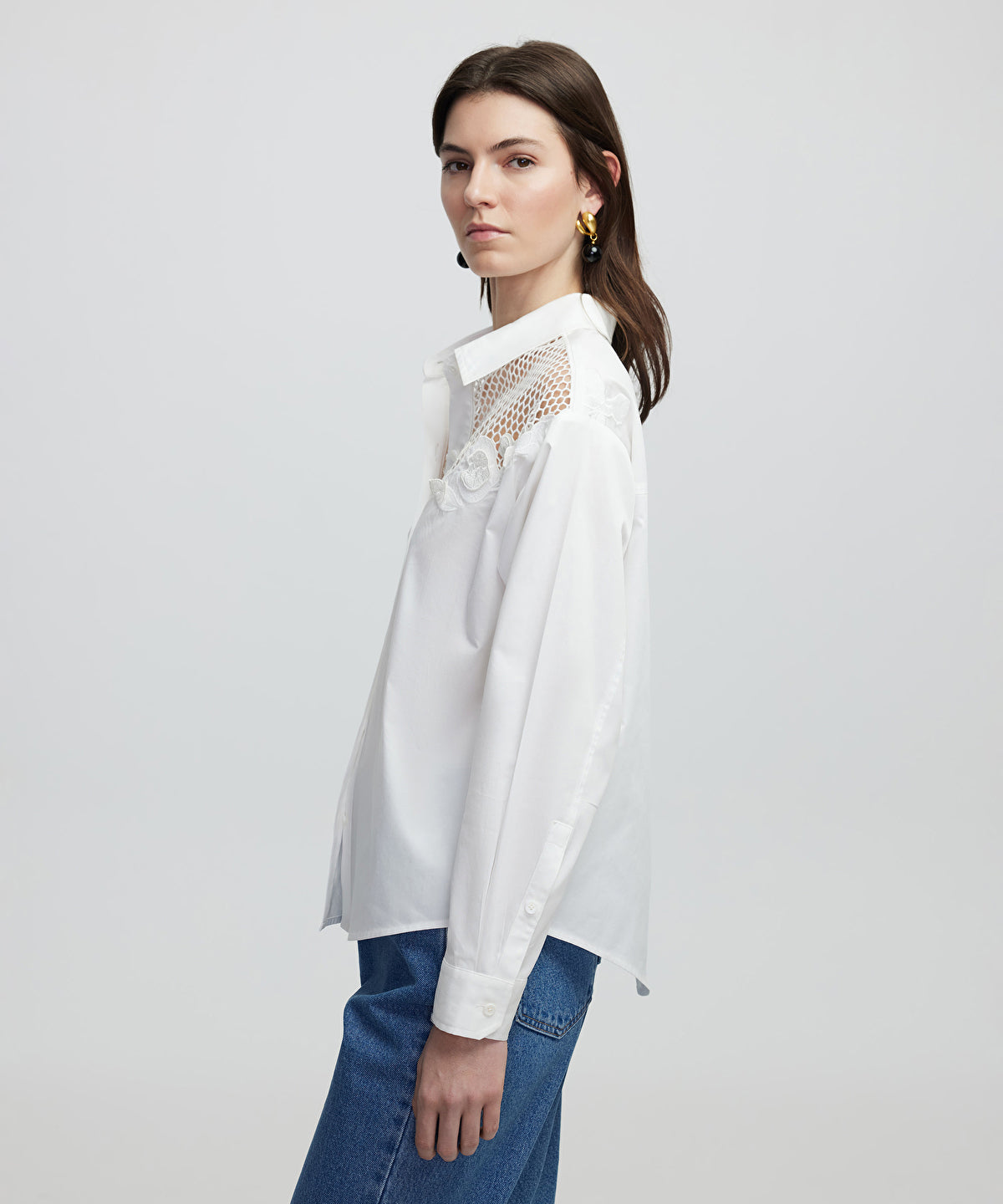 Zoomed Embroidered Poplin Shirt