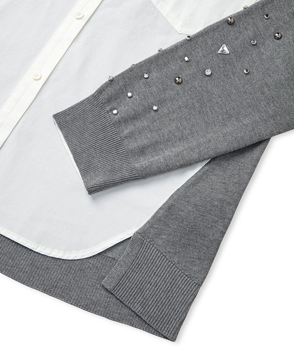 Zoomed Mixed Media Shirt
