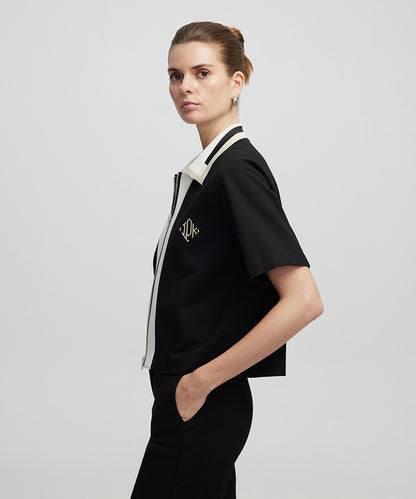 Mixed media shirt