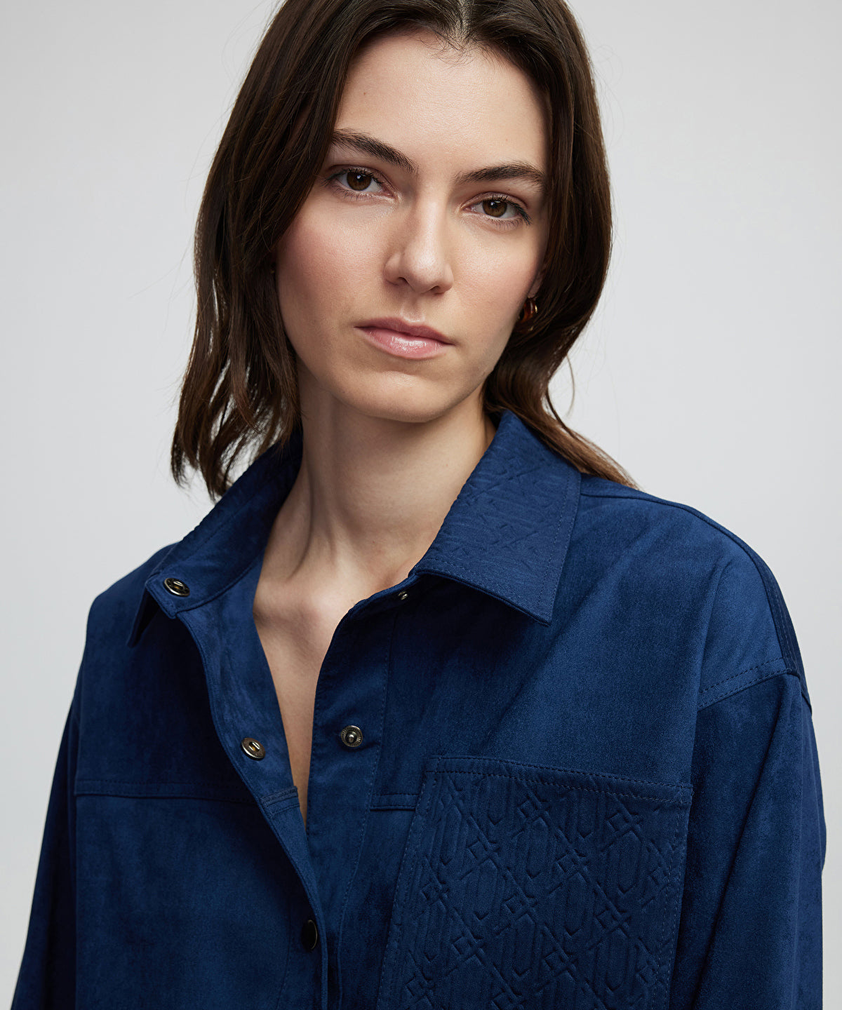 Zoomed Monogram Detailed Shirt