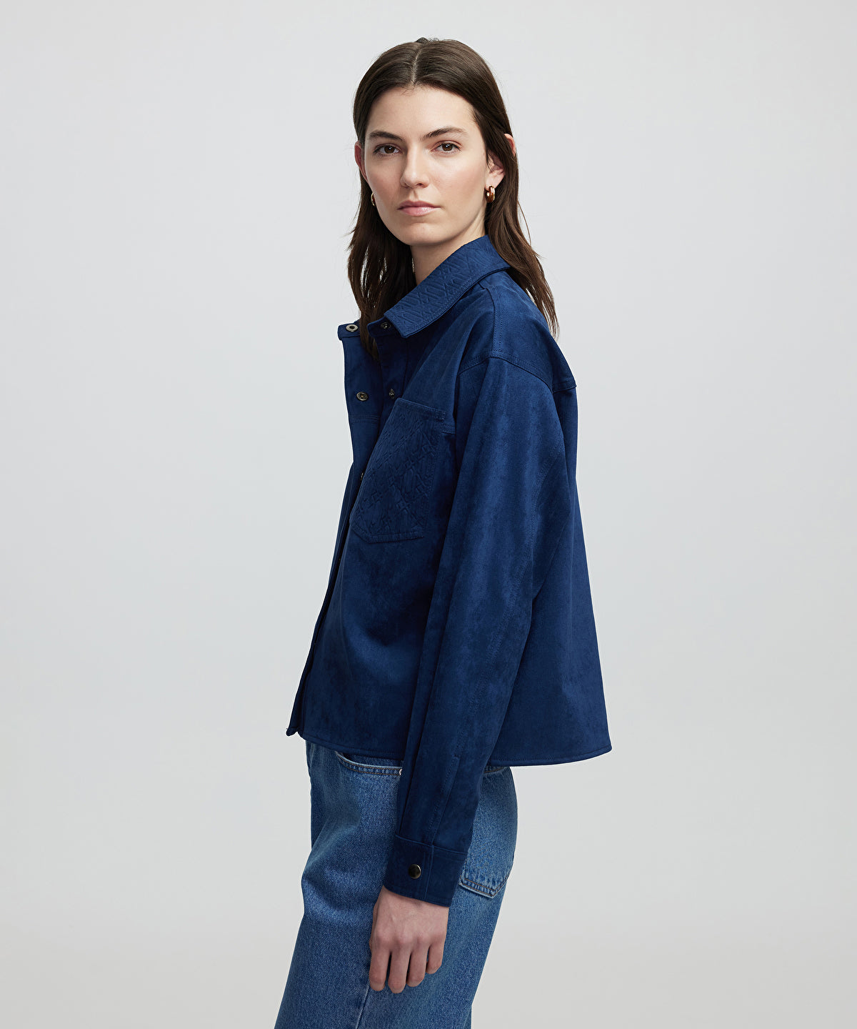 Zoomed Monogram Detailed Shirt