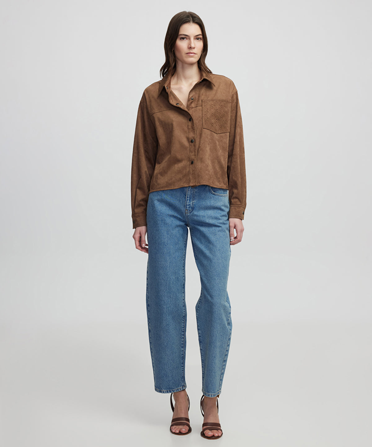 Zoomed Monogram Detailed Shirt
