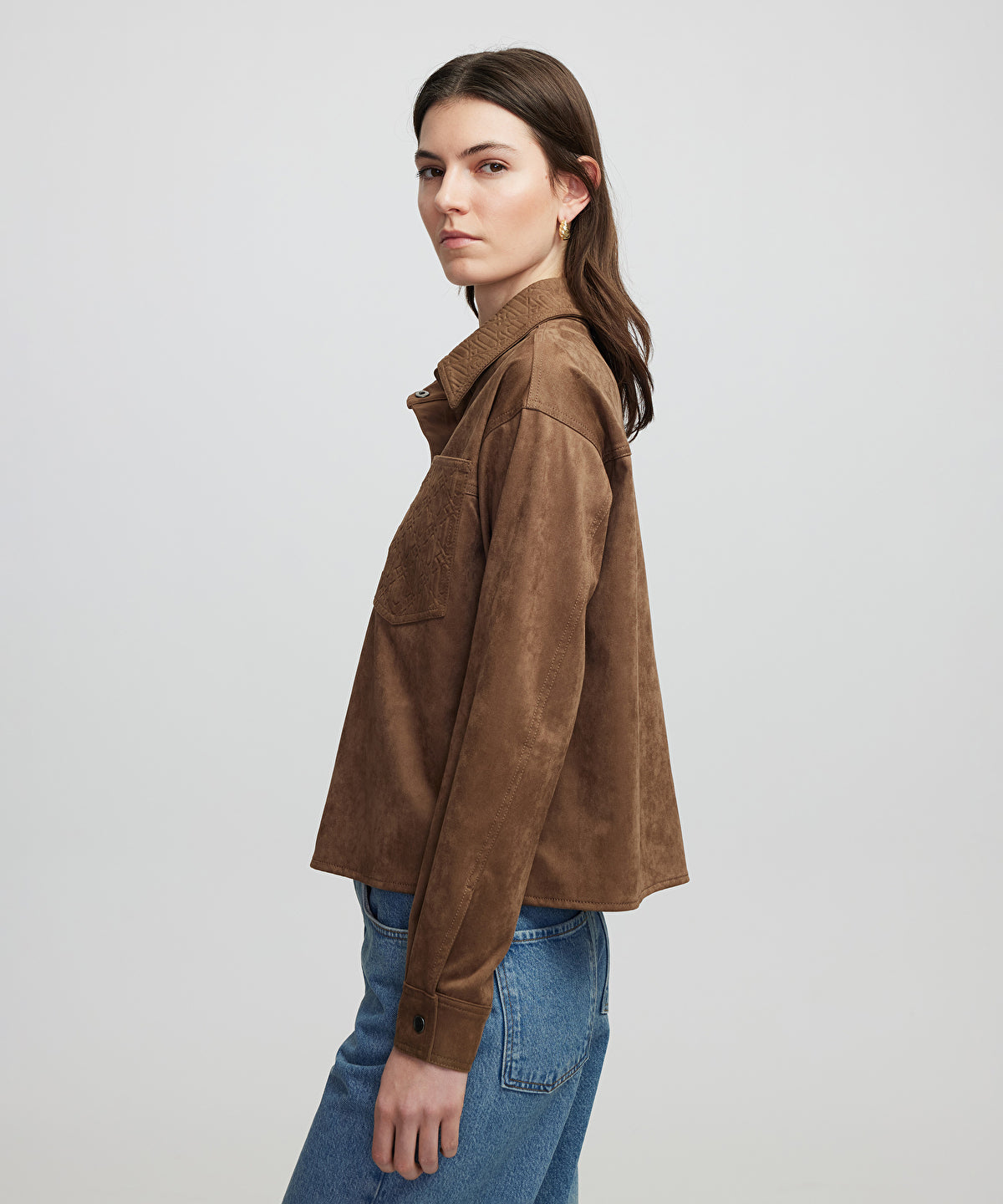 Zoomed Monogram Detailed Shirt