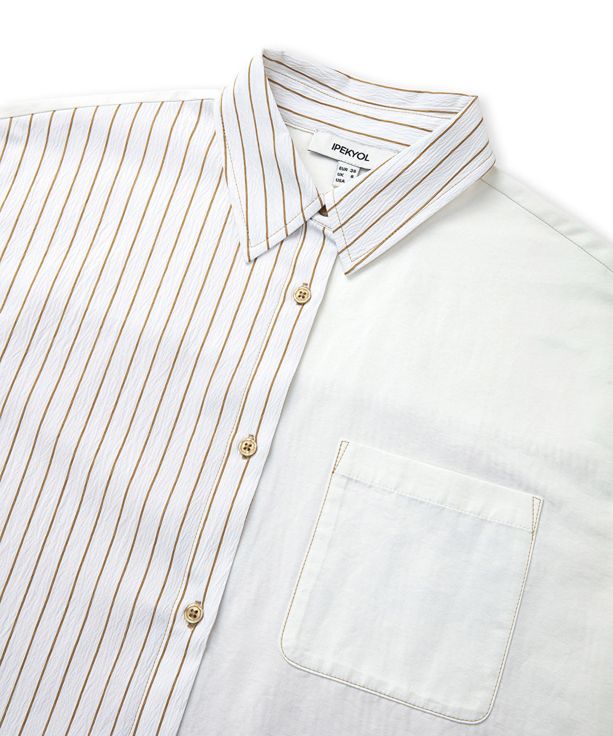 Asymmetrical Striped Shirt