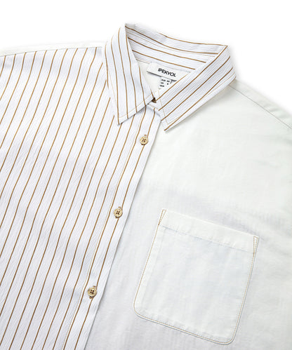 Asymmetrical Striped Shirt