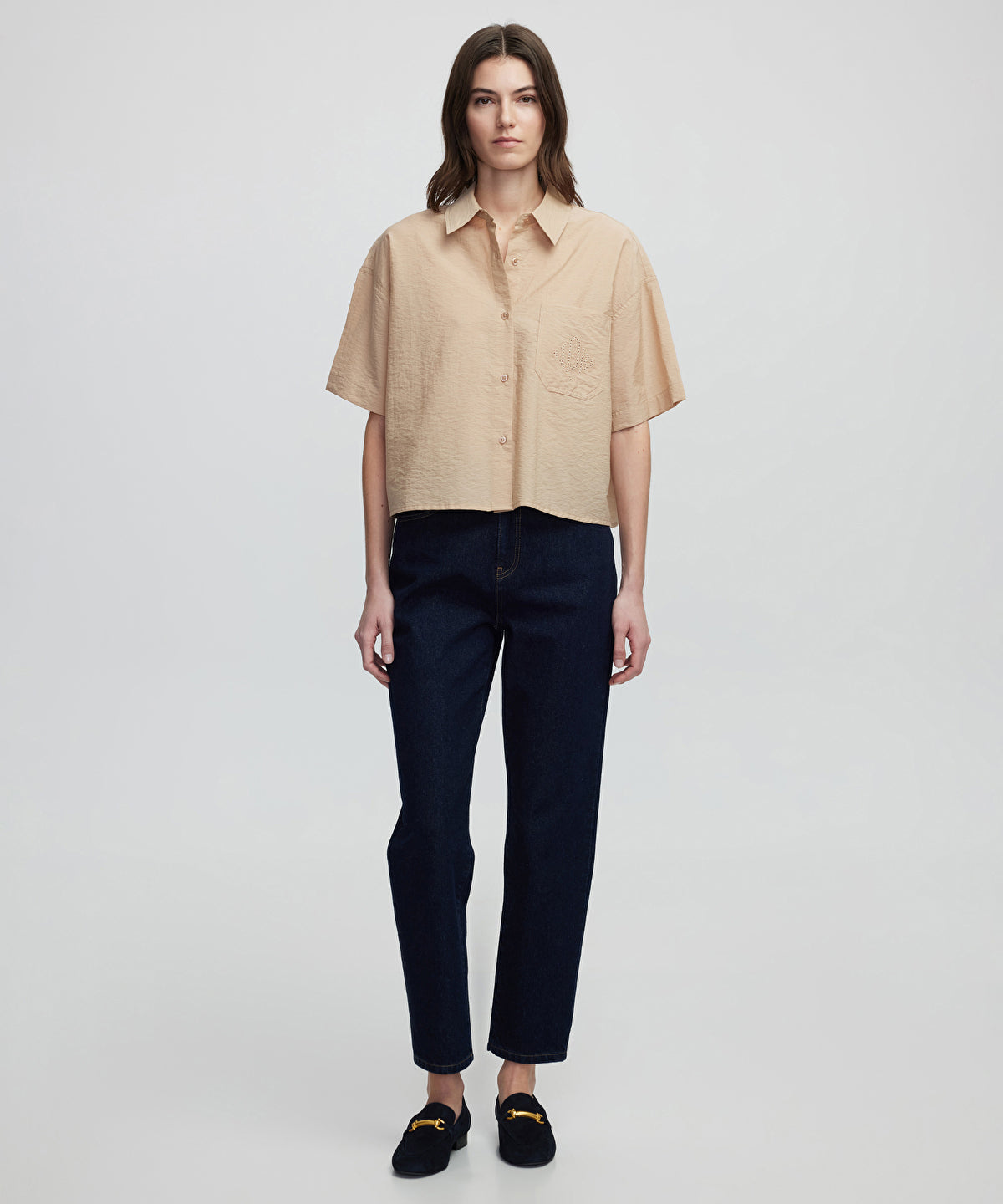 Zoomed Monogram Embroidered Shirt